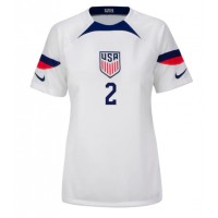 Vereinigte Staaten Sergino Dest #2 Fußballbekleidung Heimtrikot Damen WM 2022 Kurzarm